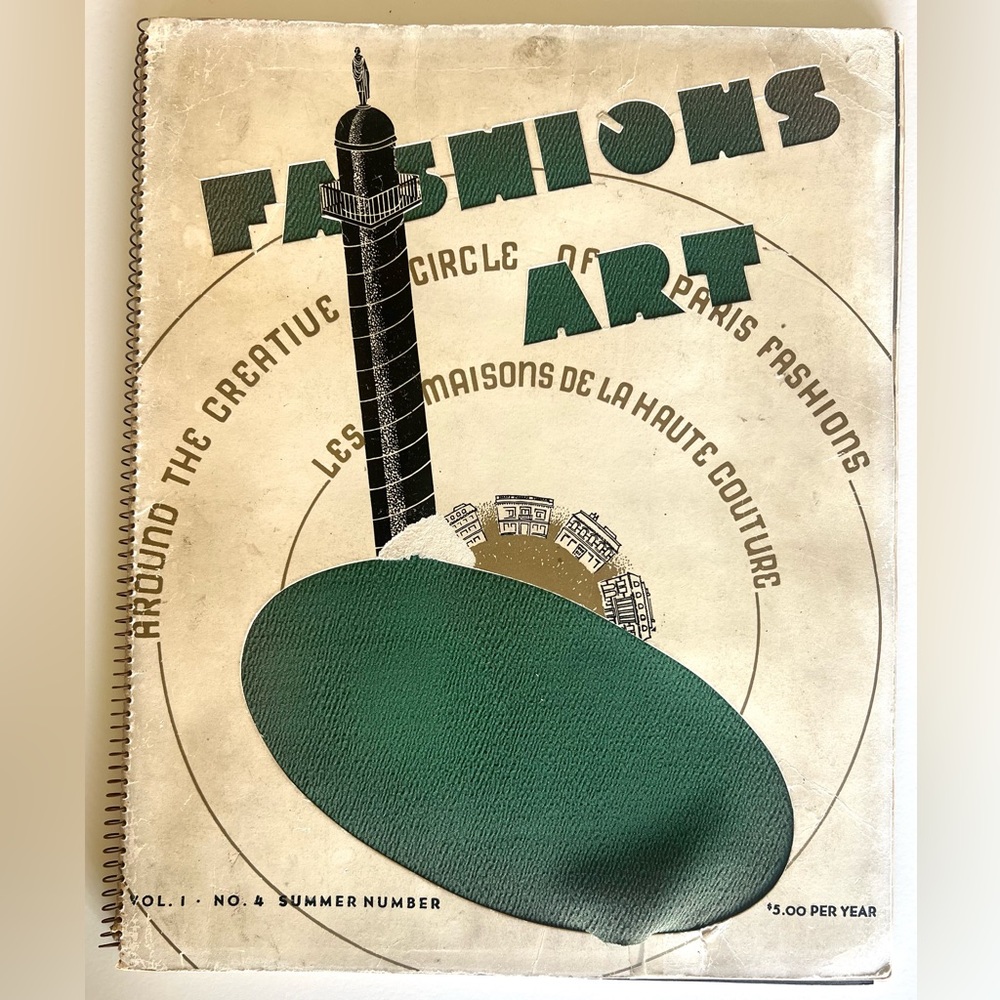 Dessie Barr 1933 Fashions Art Vol 1 No 4, Spiral Bound, Extremely RARE